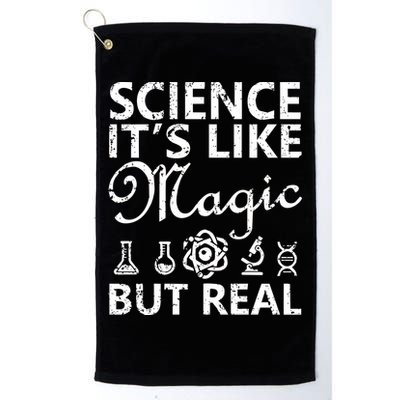 Distressed Science It's Like Magic But Real March For Science Golf Towel