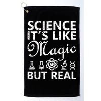 Distressed Science It's Like Magic But Real March For Science Golf Towel