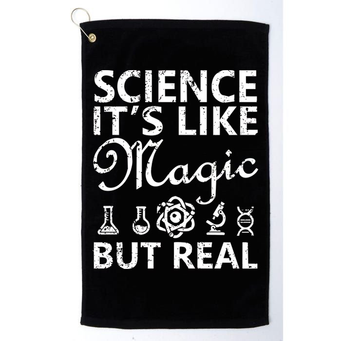 Distressed Science It's Like Magic But Real March For Science Golf Towel