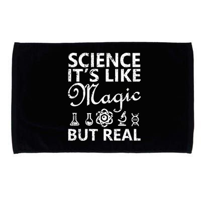 Distressed Science It's Like Magic But Real March For Science Microfiber Hand Towel