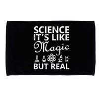 Distressed Science It's Like Magic But Real March For Science Microfiber Hand Towel