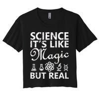 Distressed Science It's Like Magic But Real March For Science Crop Top