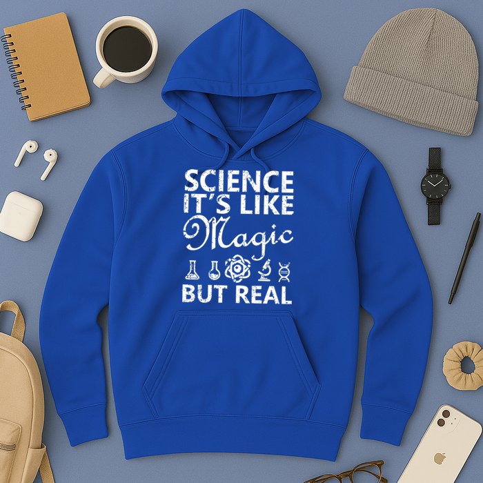 Distressed Science It's Like Magic But Real March For Science Hoodie