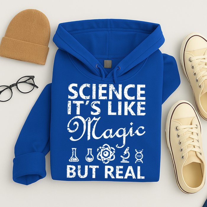 Distressed Science It's Like Magic But Real March For Science Hoodie