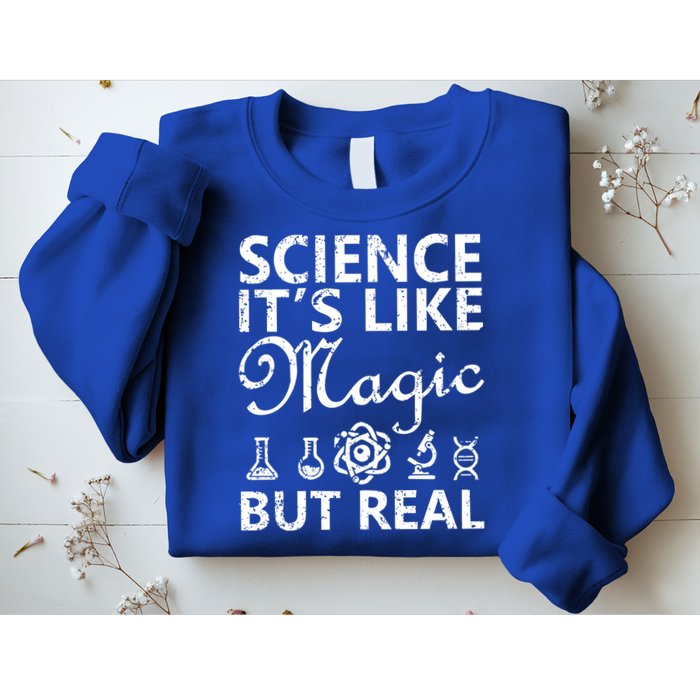 Distressed Science It's Like Magic But Real March For Science Sweatshirt