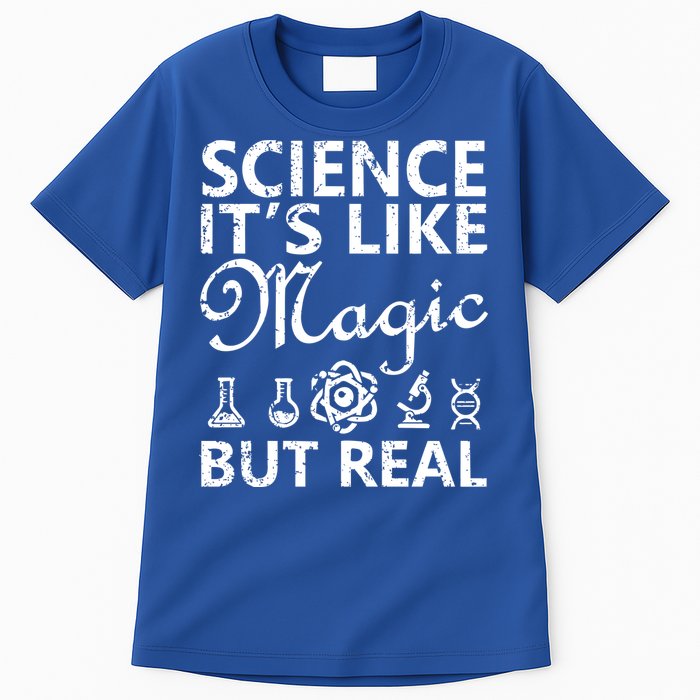 Distressed Science It's Like Magic But Real March For Science Tall T-Shirt