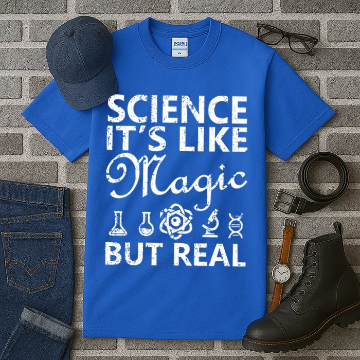 Distressed Science It's Like Magic But Real March For Science Tall T-Shirt
