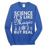 Distressed Science It's Like Magic But Real March For Science Tall Long Sleeve T-Shirt