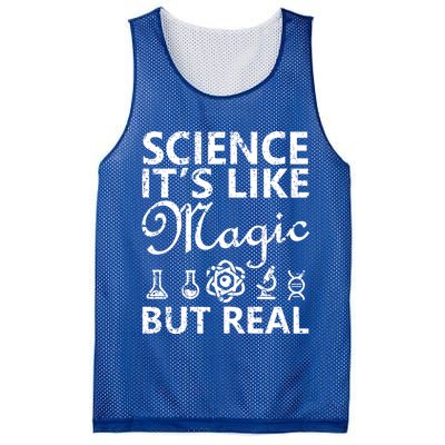 Distressed Science It's Like Magic But Real March For Science Mesh Reversible Basketball Jersey Tank