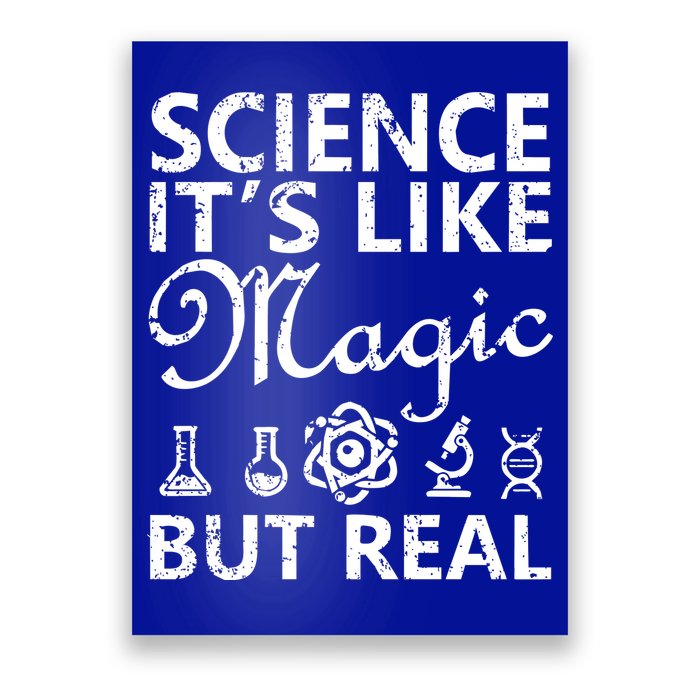 Distressed Science It's Like Magic But Real March For Science Poster