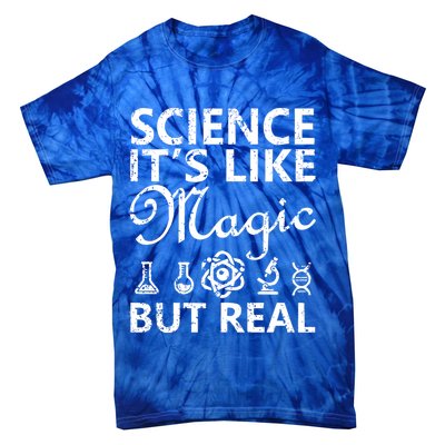 Distressed Science It's Like Magic But Real March For Science Tie-Dye T-Shirt