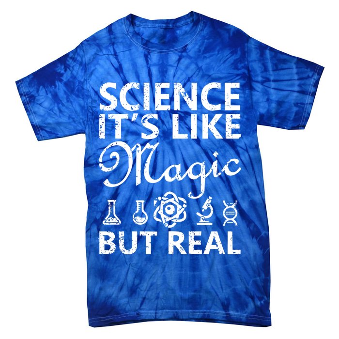 Distressed Science It's Like Magic But Real March For Science Tie-Dye T-Shirt