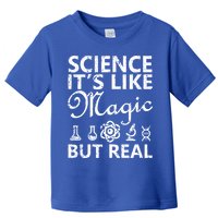 Distressed Science It's Like Magic But Real March For Science Toddler T-Shirt