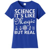 Distressed Science It's Like Magic But Real March For Science Women's T-Shirt