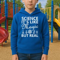 Distressed Science It's Like Magic But Real March For Science Kids Hoodie