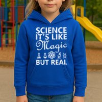 Distressed Science It's Like Magic But Real March For Science Kids Hoodie