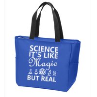 Distressed Science It's Like Magic But Real March For Science Zip Tote Bag