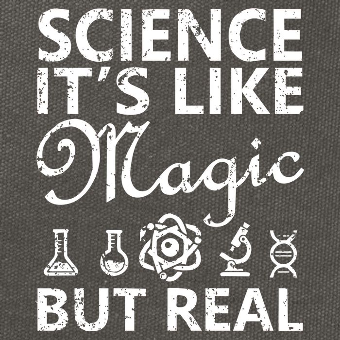 Distressed Science It's Like Magic But Real March For Science Cotton Canvas Backpack