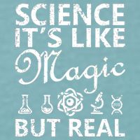 Distressed Science It's Like Magic But Real March For Science Sueded Cloud Jersey T-Shirt