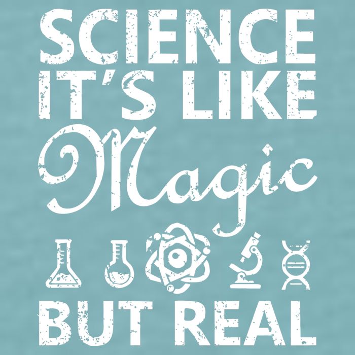Distressed Science It's Like Magic But Real March For Science Sueded Cloud Jersey T-Shirt