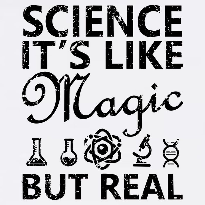 Distressed Science It's Like Magic But Real March For Science Garment-Dyed Sweatshirt