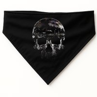 Distressed Skull Graphic USA-Made Doggie Bandana
