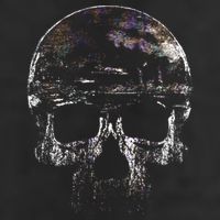 Distressed Skull Graphic Beanie