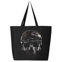 Distressed Skull Graphic 25L Jumbo Tote