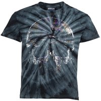 Distressed Skull Graphic Kids Tie-Dye T-Shirt