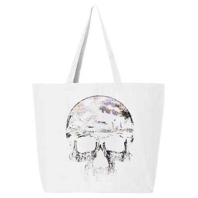 Distressed Skull Graphic 25L Jumbo Tote