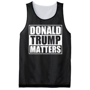 Distressed Straight Outta Donald Trump Matters Mesh Reversible Basketball Jersey Tank