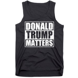 Distressed Straight Outta Donald Trump Matters Tank Top