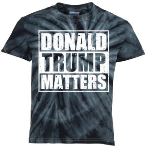 Distressed Straight Outta Donald Trump Matters Kids Tie-Dye T-Shirt