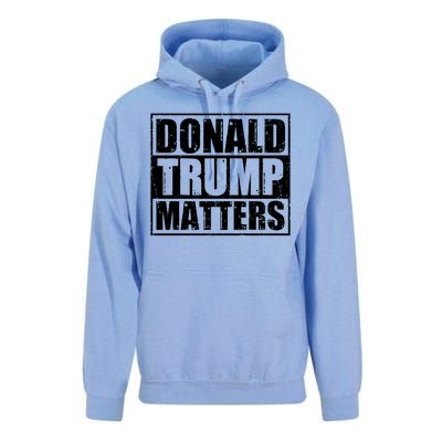 Distressed Straight Outta Donald Trump Matters Unisex Surf Hoodie