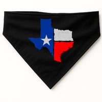 Distressed Texas State Map Flag USA-Made Doggie Bandana