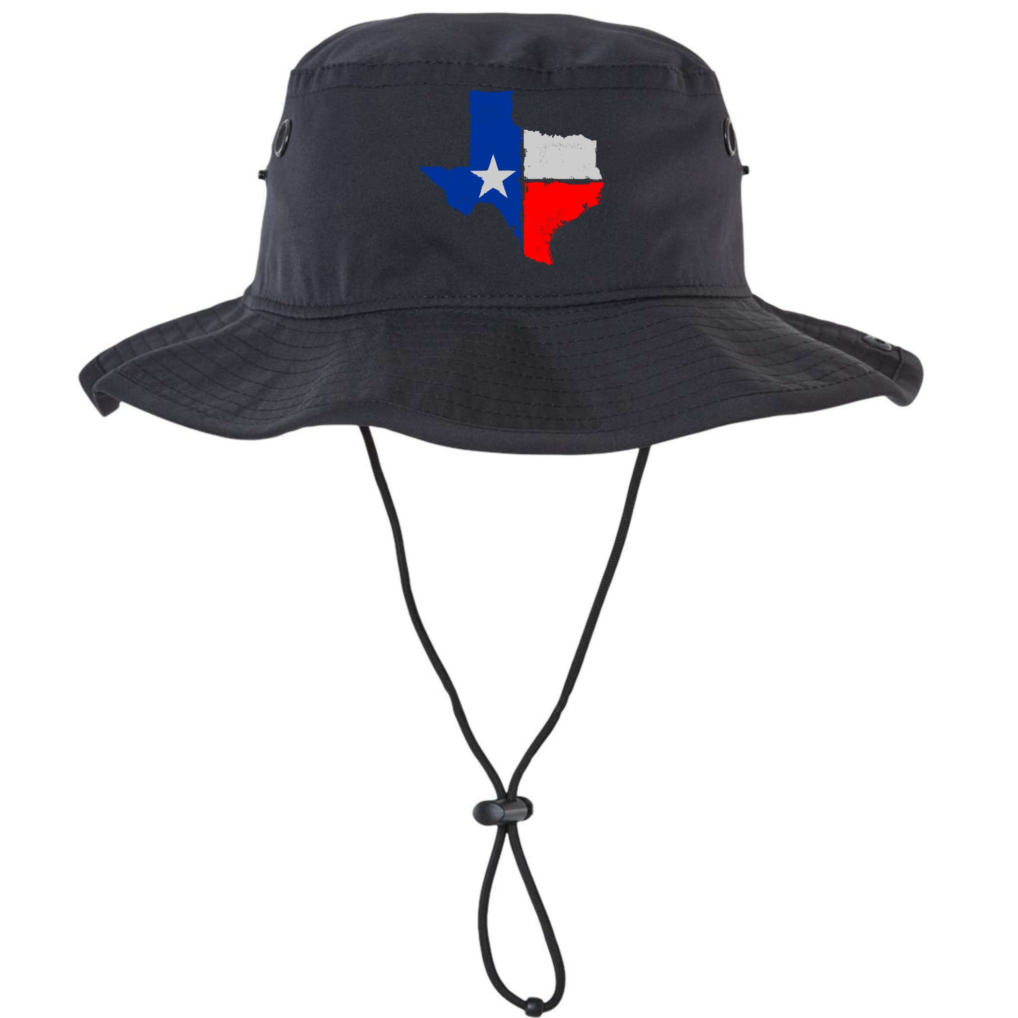 Distressed Texas State Map Flag Bucket Hat