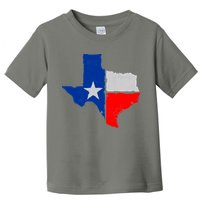 Distressed Texas State Map Flag Toddler T-Shirt