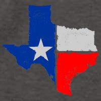 Distressed Texas State Map Flag Vector Backpack
