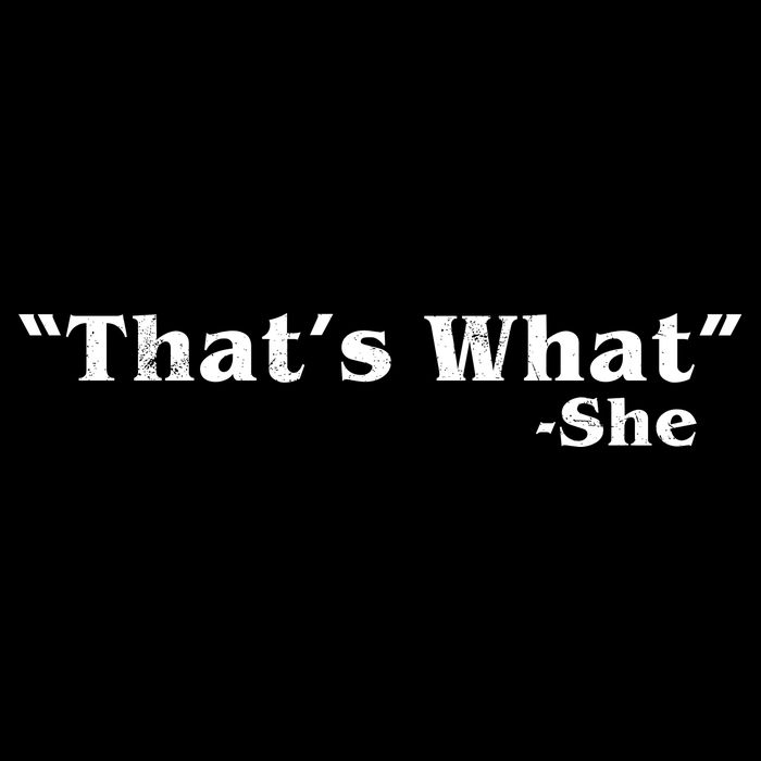 Distressed That's What - She Cropped Pullover Crew