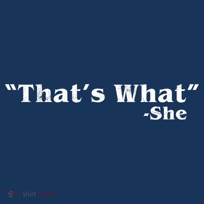Distressed That's What - She Drawstring Bag