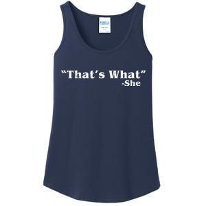 Distressed That's What - She Ladies Essential Tank