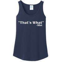 Distressed That's What - She Ladies Essential Tank