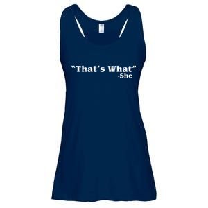 Distressed That's What - She Ladies Essential Flowy Tank