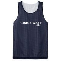 Distressed That's What - She Mesh Reversible Basketball Jersey Tank