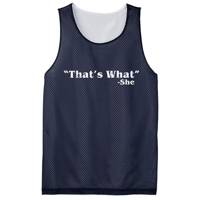 Distressed That's What - She Mesh Reversible Basketball Jersey Tank
