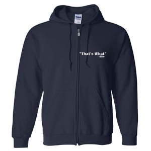 Distressed That's What - She Full Zip Hoodie