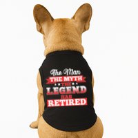 Distressed The Man The Myth The Legend Has Retired  Doggie Tank