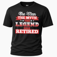 Distressed The Man The Myth The Legend Has Retired  Performance Shirt
