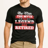 Distressed The Man The Myth The Legend Has Retired  Performance Shirt