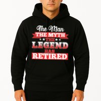 Distressed The Man The Myth The Legend Has Retired  Hoodie